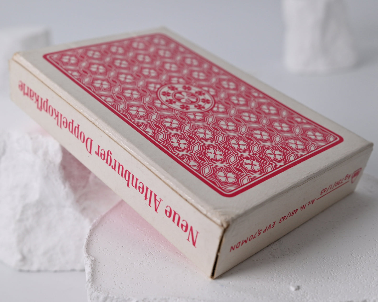 Vintage Doppelkopf Playing Cards, Altenburger DDR, German Pattern, Walter Krauss Design, Single Item, 1960s