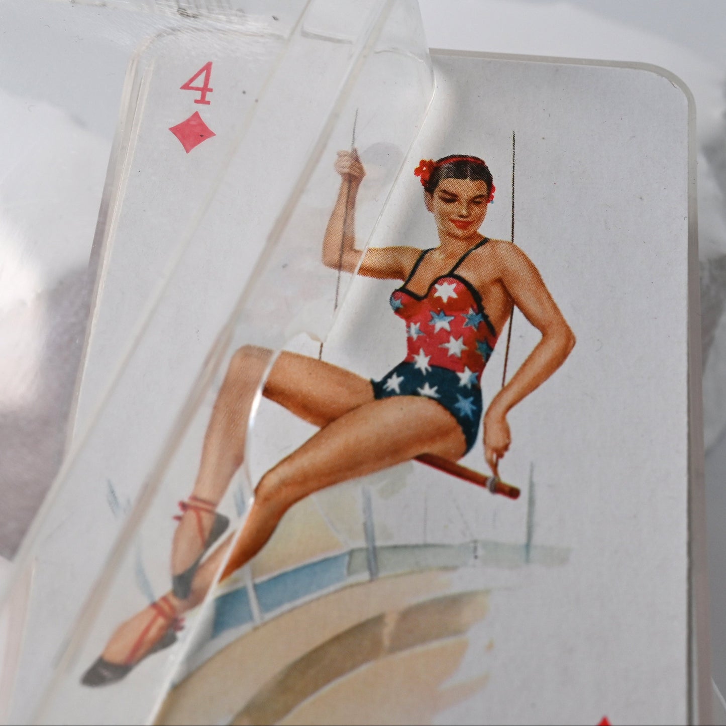 Pin-Up Playing Cards, Altenburger Vintage Deck, Sweetheart Design by Walter Krauss, Poker, Bridge, Canasta, 1970s