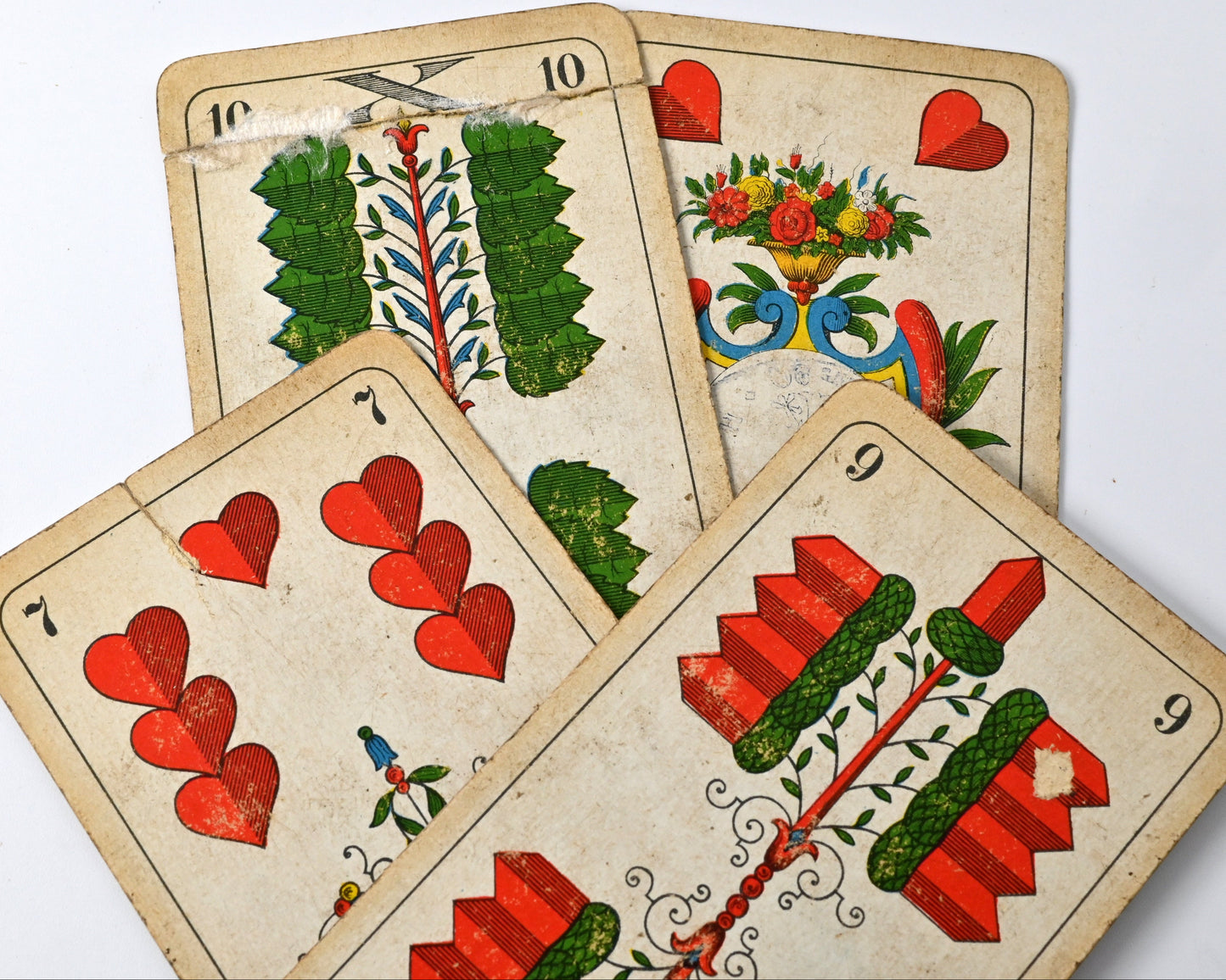 Skatspiel, Altenburger Spielkarten, feinste Doppelbilder Karte, deutsches Blatt, Vitamol Reklame, Einzelstück, 1930er Jahre