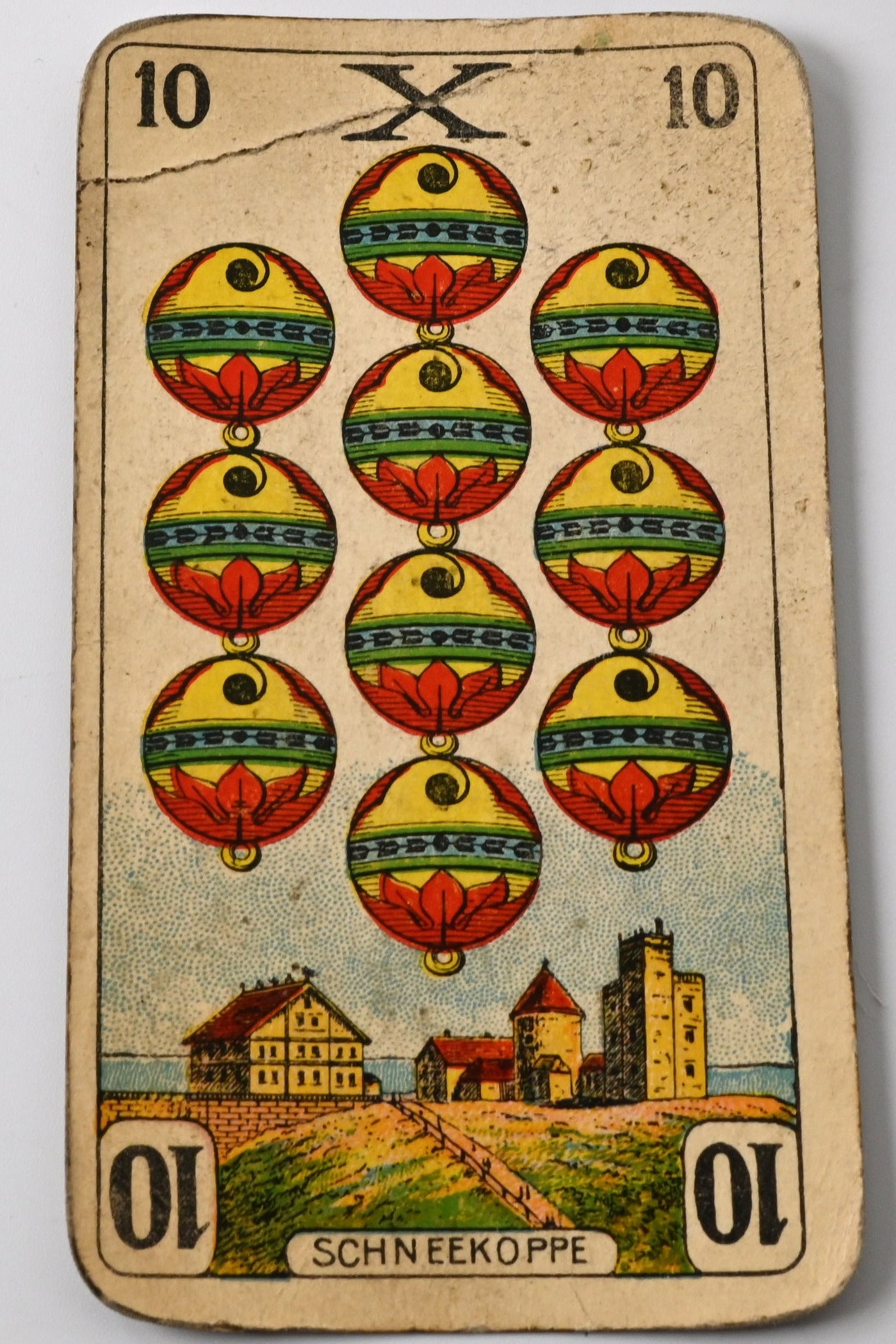 Skat Deck – Ludwig & Schmidt Halle, German-suited Preußisches Doppelbild, Imperial Germany, One-of-a-Kind – 1900s