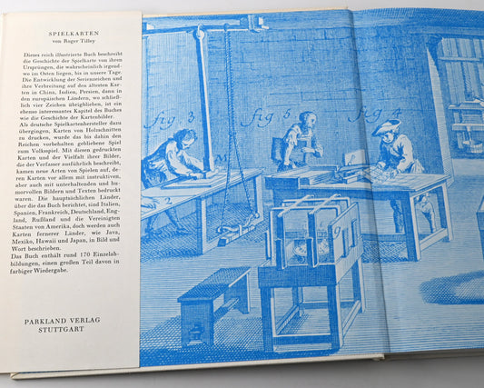 Bildband – Geschichte der Spielkarten, Roger Tilley, illustrierter Hardcover-Band, internationales Kartenwissen, Sammlerbuch – 1970er Jahre