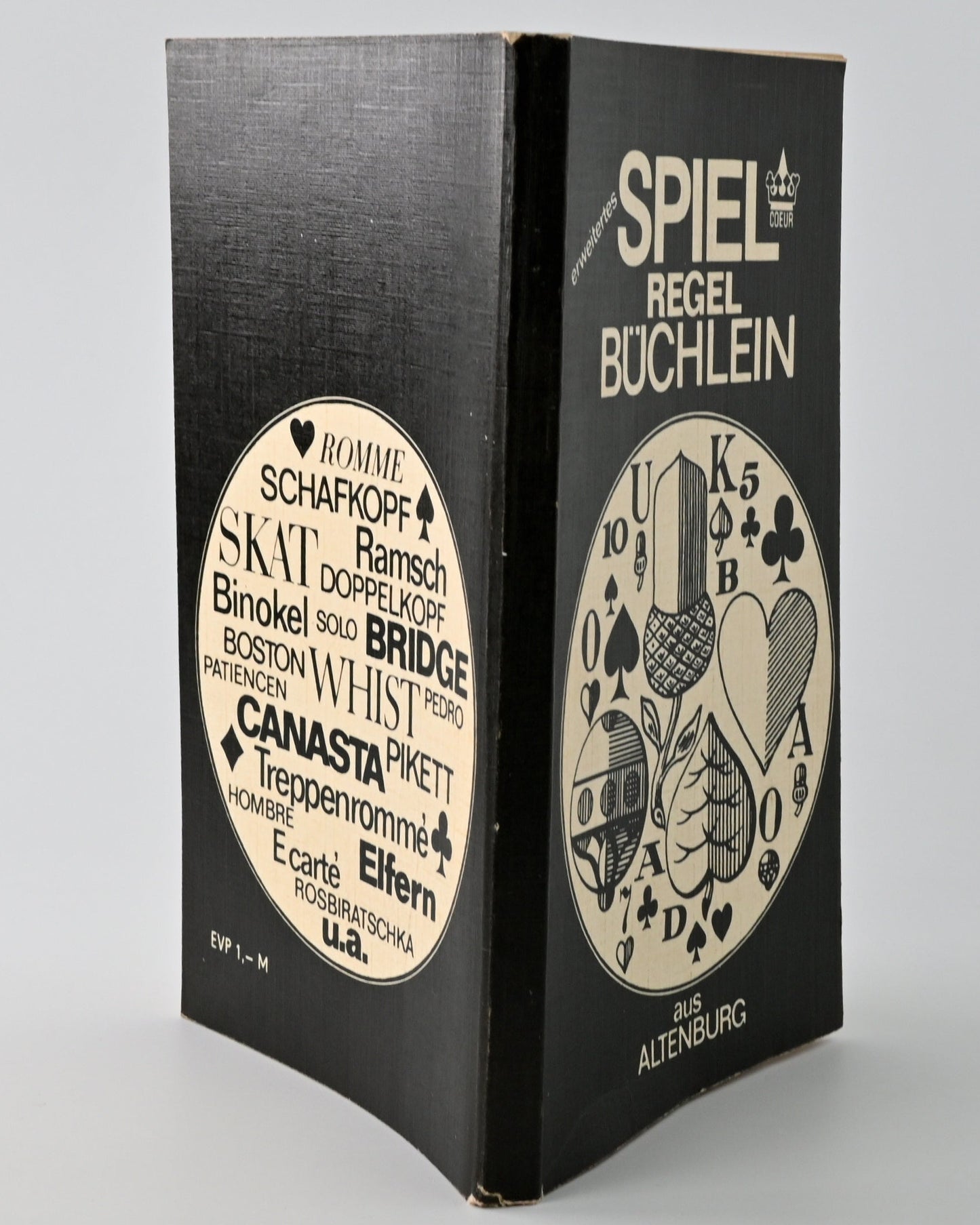 Spielregelbuch – Spielregeln für Kartenspiele, Altenburg (Coeur), Sachbuch und Ratgeber, DDR – 1980er Jahre