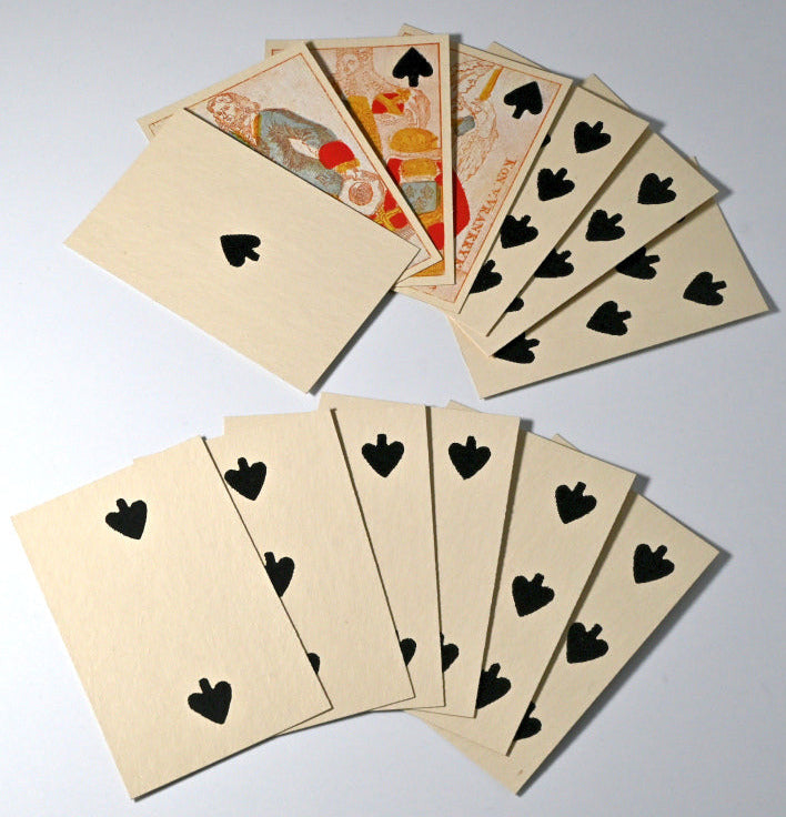 Vintage Playing Cards, French Suited Deck, Card Box, Facsimile Edition, Rummy, Bridge, Canasta, Whist, Poker, One of a Kind, 1970s