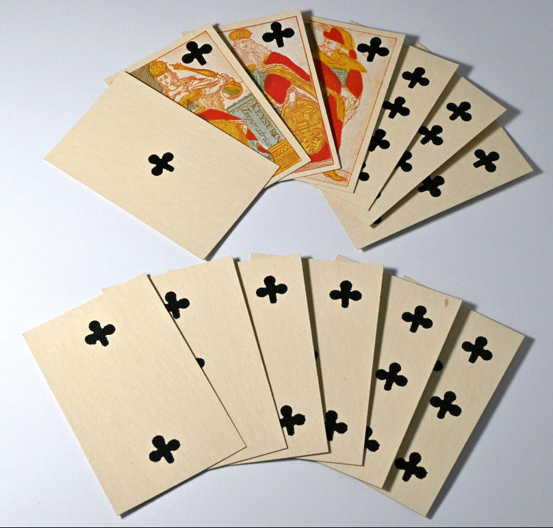 Vintage Playing Cards, French Suited Deck, Card Box, Facsimile Edition, Rummy, Bridge, Canasta, Whist, Poker, One of a Kind, 1970s