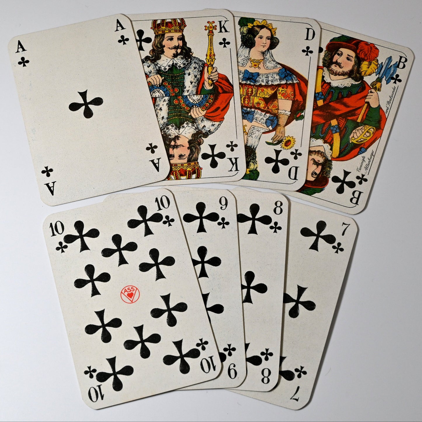 Vintage Skat Playing Cards, Altenburg Luxury Deck, Gold Edges, French Suits, Original Box, Single Item, 1940s