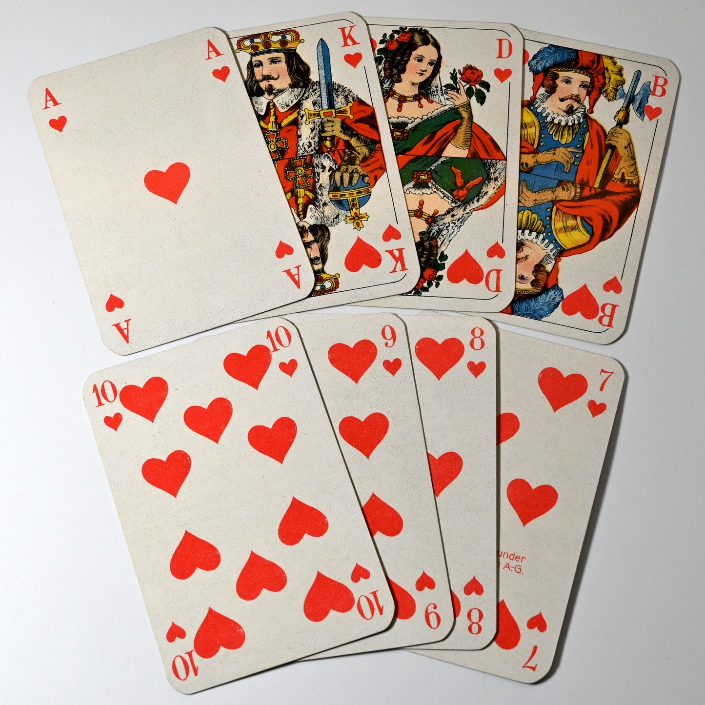 Vintage Skat Playing Cards, Altenburg Luxury Deck, Gold Edges, French Suits, Original Box, Single Item, 1940s