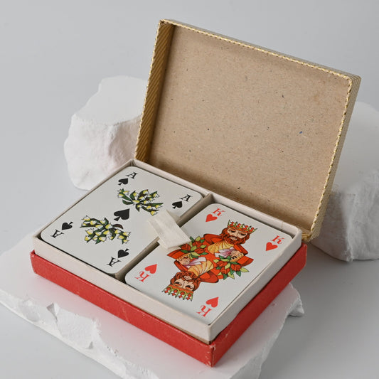 Patience Kartenspiel, Altenburger Spielkarten DDR, französisches Blatt, Einzelstück, 1960er Jahre