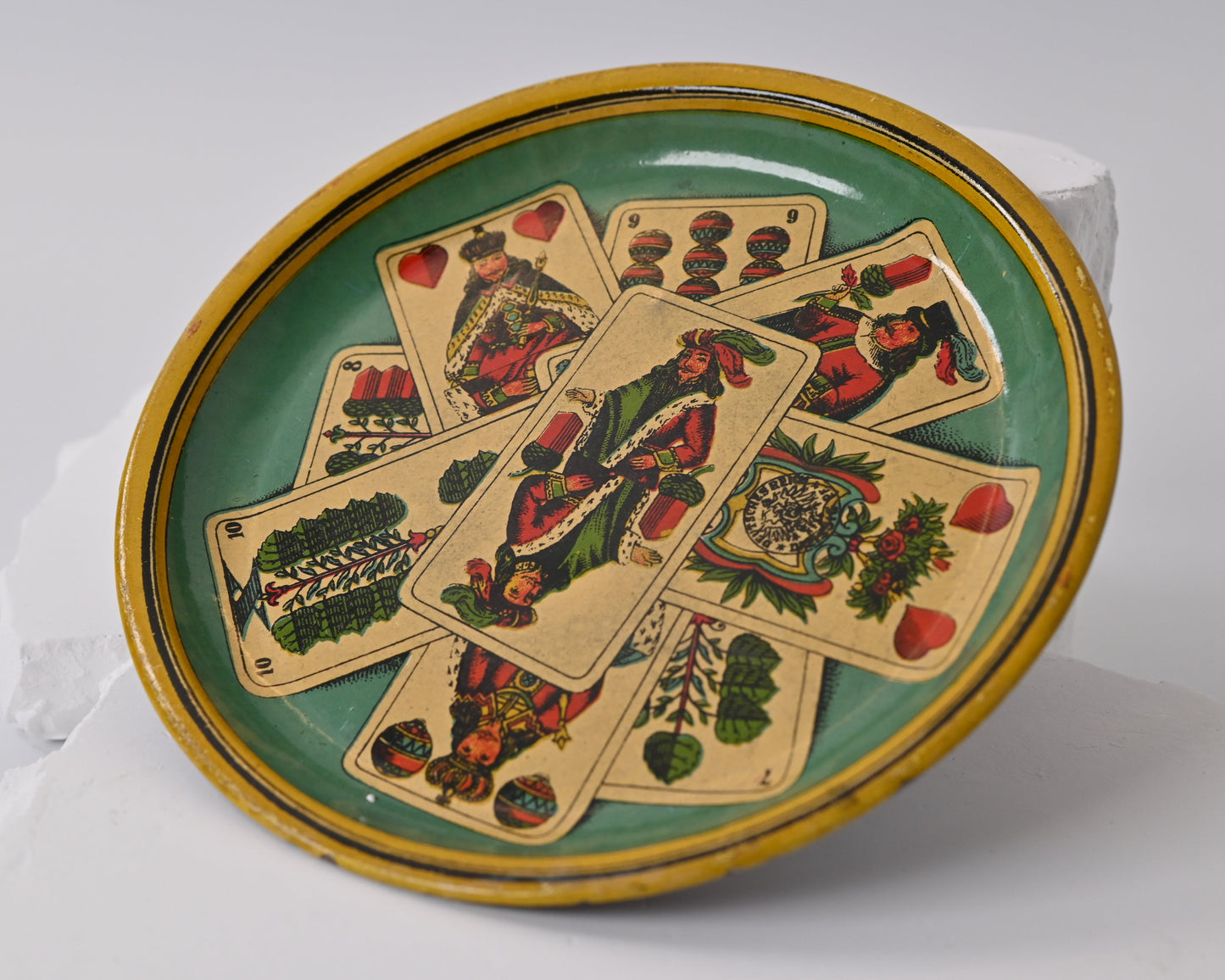 Spielgeldteller, Jeton Teller, deutsches Kaiserreich, Made in Germany, 1910er Jahre