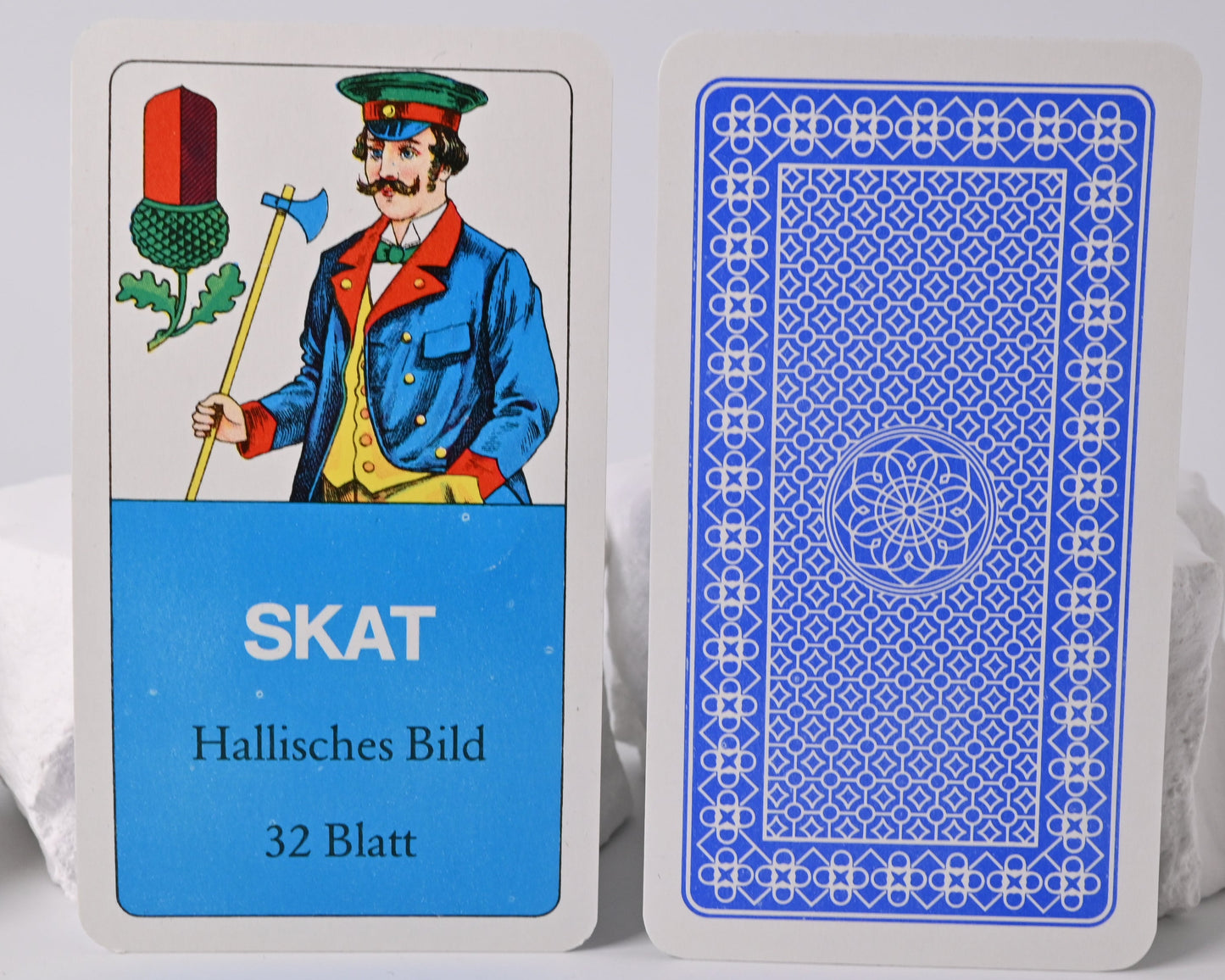Skat Deck DDR – Altenburg Playing Cards, Halles Pattern, German Suits, One of a Kind – 1980s