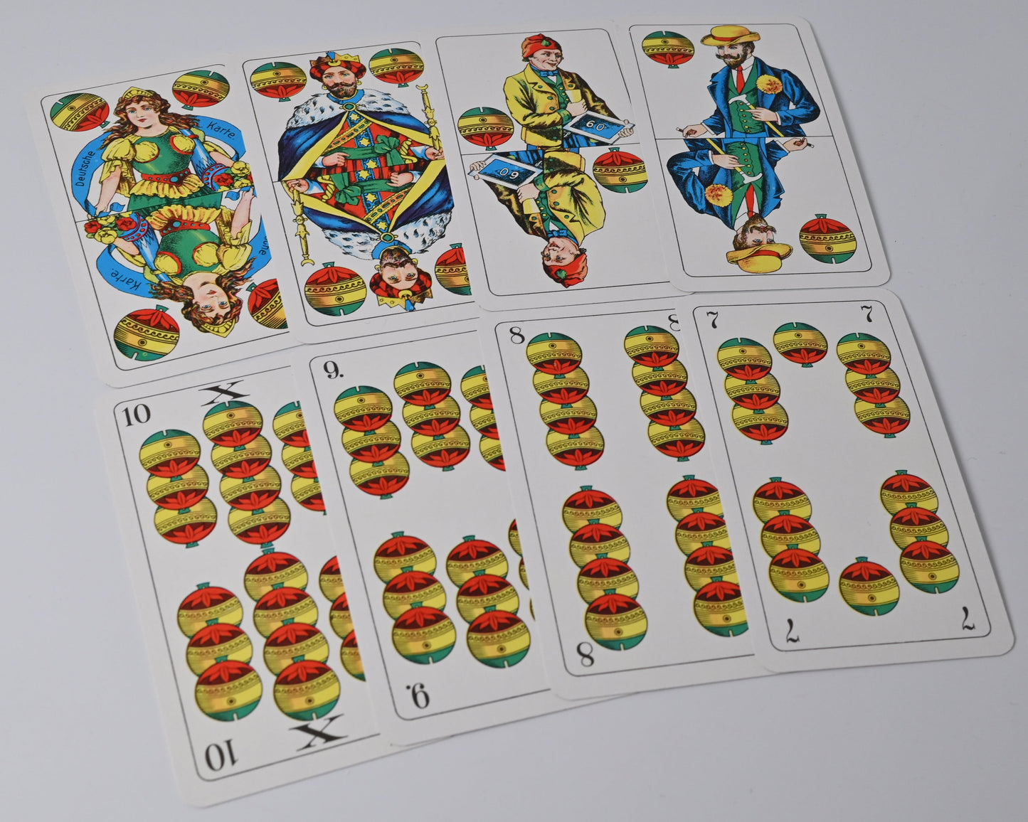Skat Deck DDR – Altenburg Playing Cards, Halles Pattern, German Suits, One of a Kind – 1980s