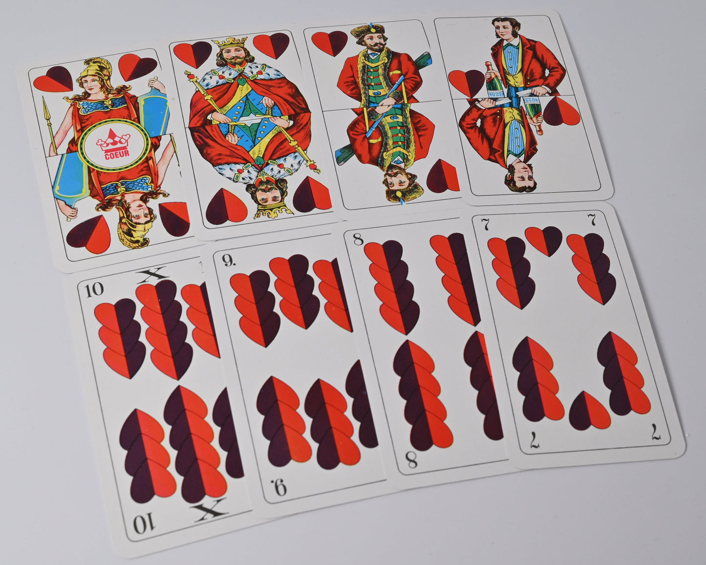 Skat Deck DDR – Altenburg Playing Cards, Halles Pattern, German Suits, One of a Kind – 1980s