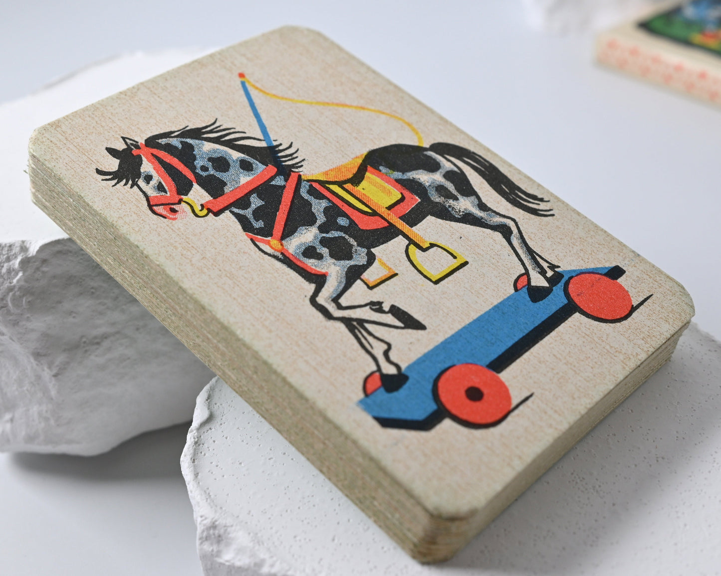 Quartet Card Game, Schnipp Schnapp  – Vintage Children’s Card Game, Antique Toy, Complete Set – 1940s
