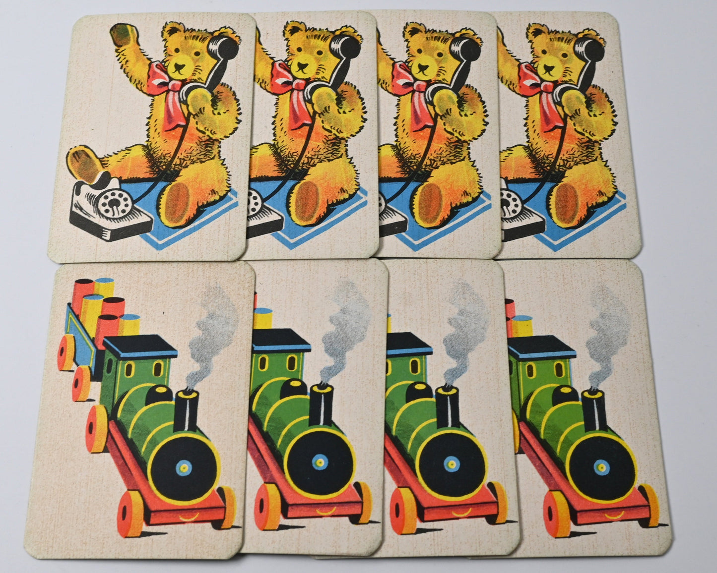 Quartet Card Game, Schnipp Schnapp  – Vintage Children’s Card Game, Antique Toy, Complete Set – 1940s