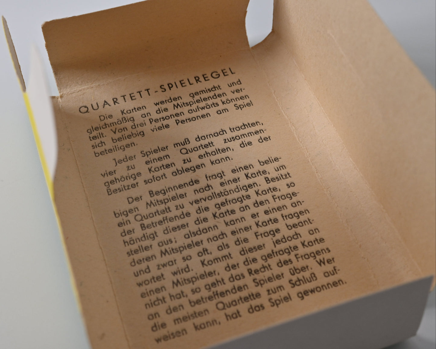 Blumenquartett – Schwager & Steinlein, Vintage Quartettspiel, vollständig, Originalschachtel, Einzelstück – 1950er Jahre