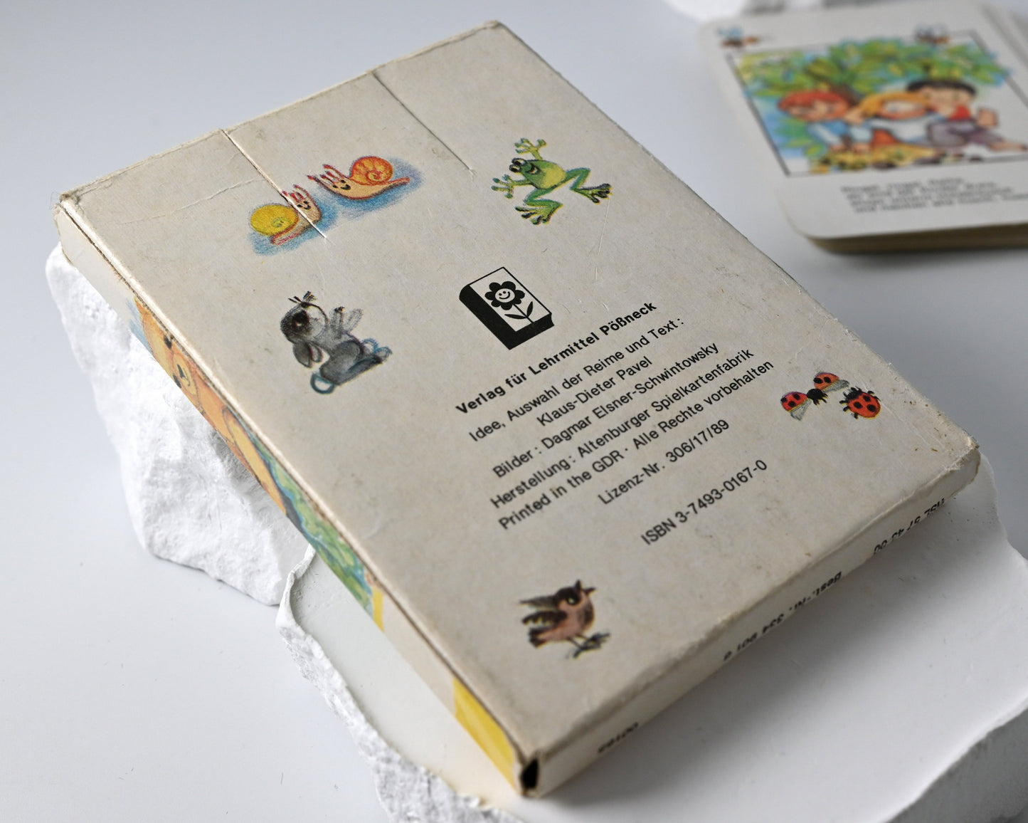 Quartettspiel – Kinderreime, Altenburger Spielkarten DDR, Einzelstück – 1980er Jahre