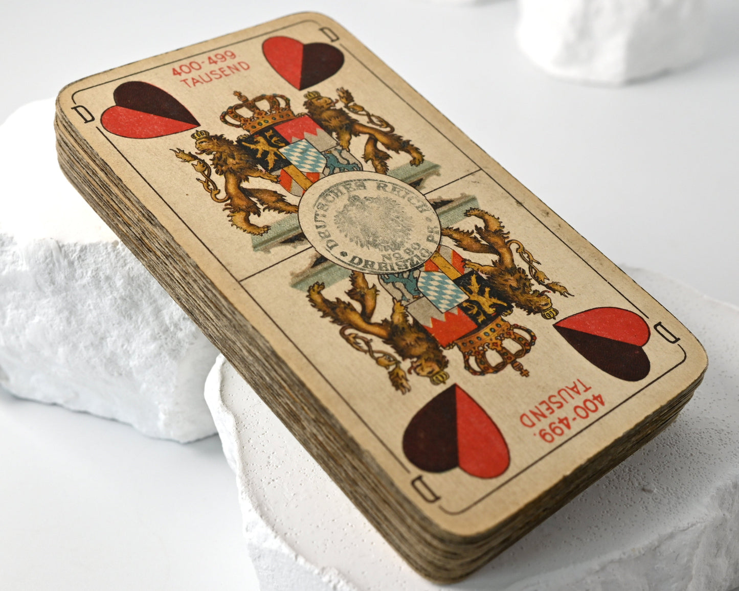 kat Deck – German War Playing Card No. 194, Altenburg Playing Cards, German-Suited Pattern, German Empire, One of a Kind – 1910s