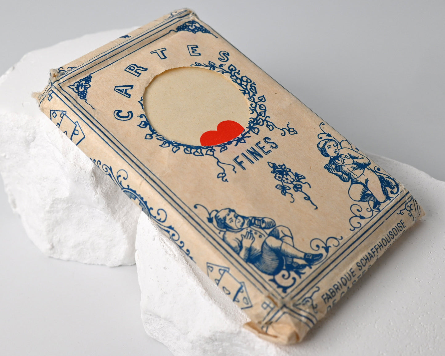 Piquet-Kartenspiel – J. Müller & Cie Schaffhausen, Cartes Fines, Schweizer Spielkarten, Einzelstück – 1920er Jahre
