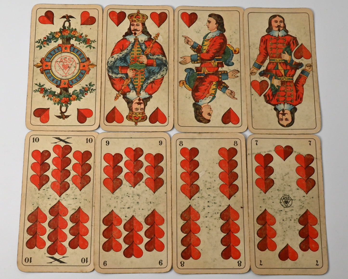Skat Deck – Altenburg Playing Cards No. 128, Schwerdter Pattern, German Suited, Single Piece – 1940s