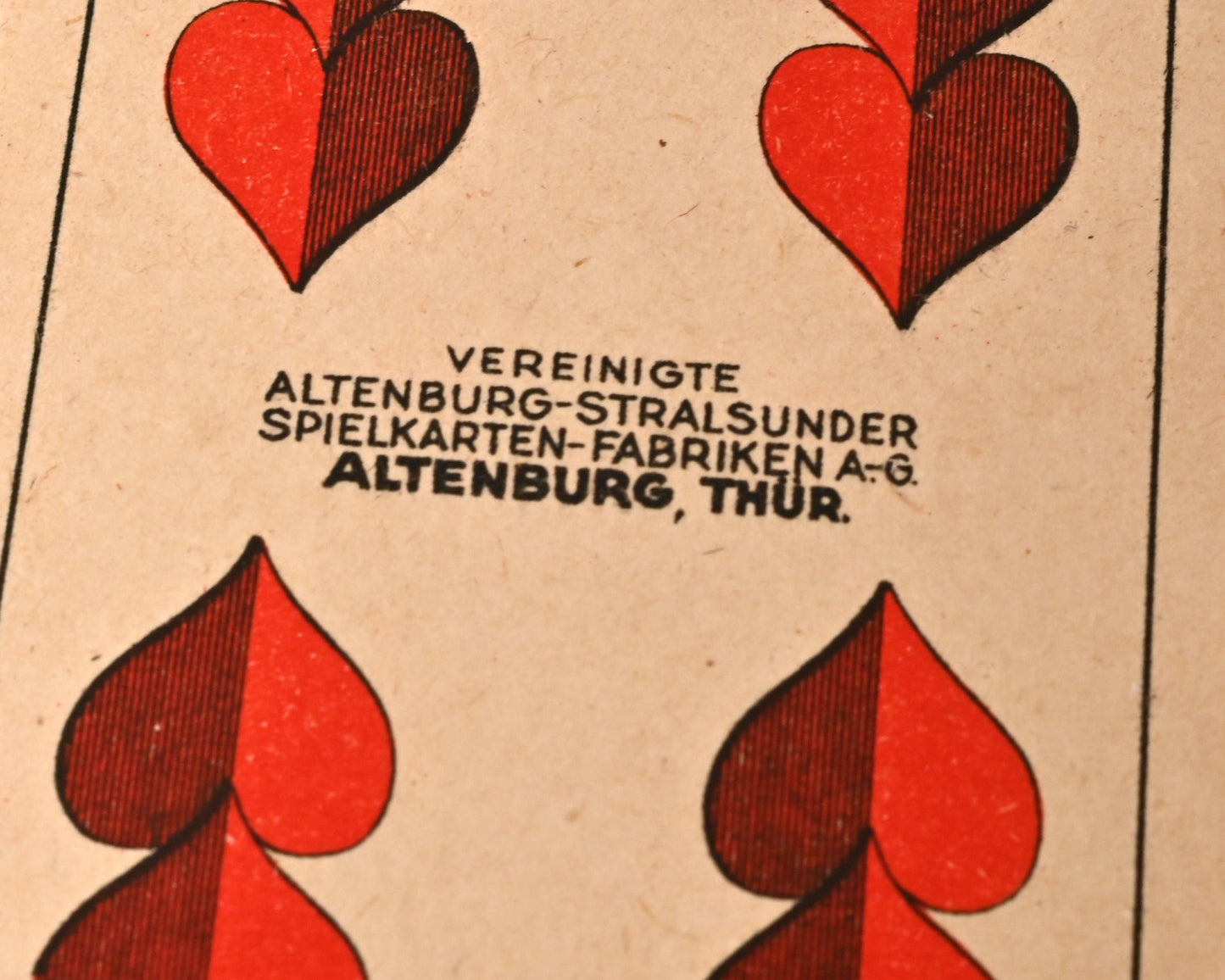 Tarock-Spielkarte Nr. 11 – Altenburger Spielkartenfabrik, bayerisches Doppelbild, Schafkopf/Tarock, Einzelstück – 1940er Jahre