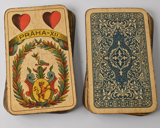 Skatspiel – Ferd. Piatnik & Söhne, böhmisches / Prager Bild, deutsches Blatt, Einzelstück – ca. 1920er Jahre