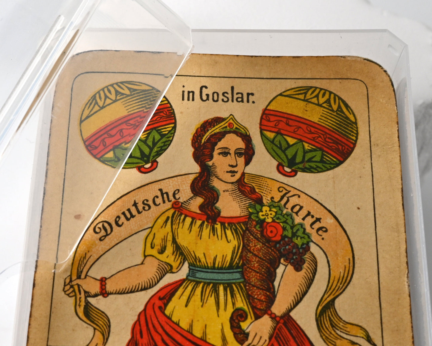 Skat Playing Cards – F.A. Lattmann Goslar, Prussian Double Image with Harz Views, German Deck, One-of-a-Kind – 1920s