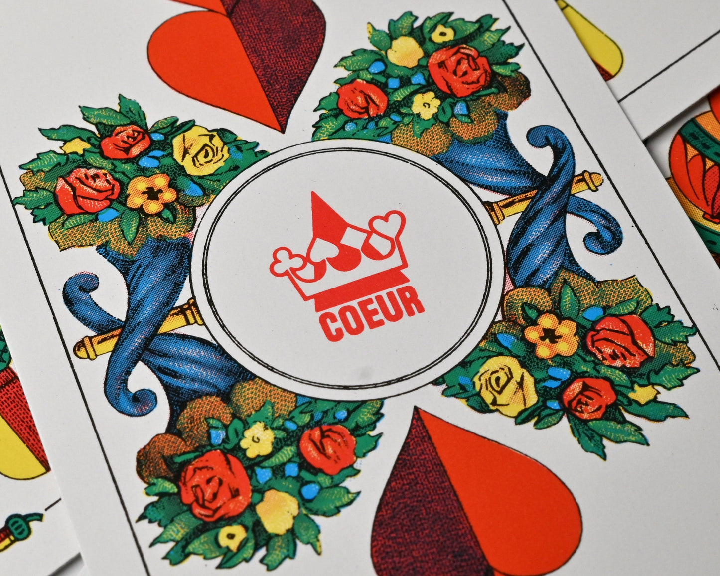 Vintage Skat Playing Cards – Altenburg DDR, Franconian Double Image, German Suited Deck, Single Piece – 1980s
