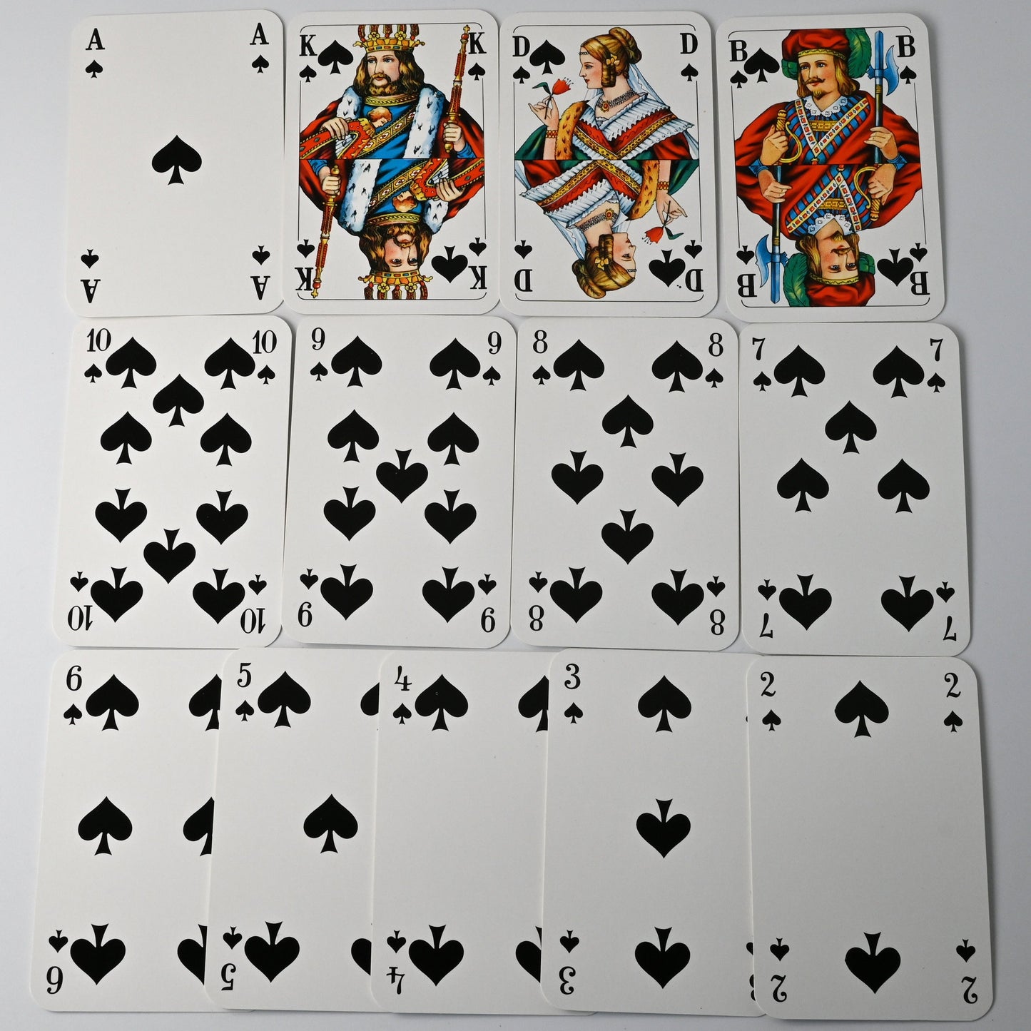 Rummy Playing Cards, 2 Decks in Wooden Box, Altenburger Playing Cards, for Bridge, Canasta, Poker, 1950s Vintage