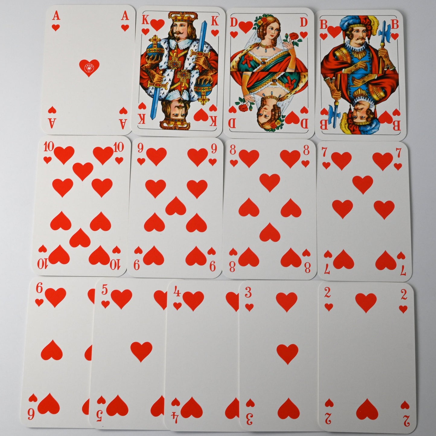 Rummy Playing Cards, 2 Decks in Wooden Box, Altenburger Playing Cards, for Bridge, Canasta, Poker, 1950s Vintage