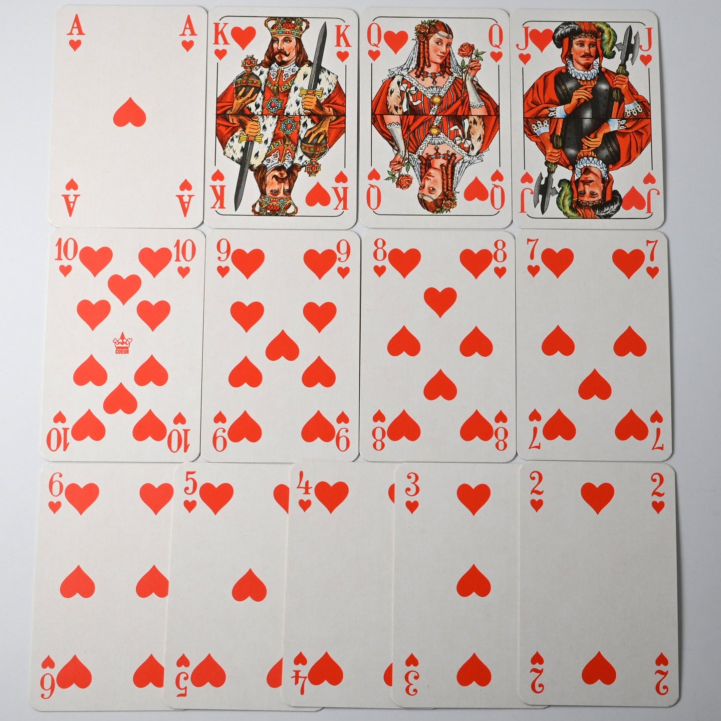 Vintage Kartenspiel Set in Holzbox – Altenburger Spielkarten, 2 Decks für Rommé, Bridge, Poker, Canasta, Einzelstück, 1970er Jahre