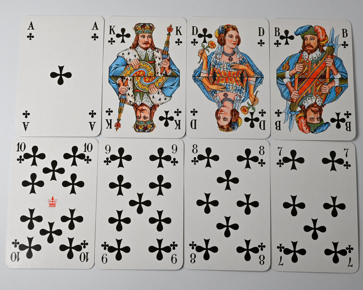 Skat-Set DDR, Altenburger Spielkarten, französisches Blatt, Holzkassette mit Rehbock, Scherenschnitt, Einzelstück, 1970er Jahre