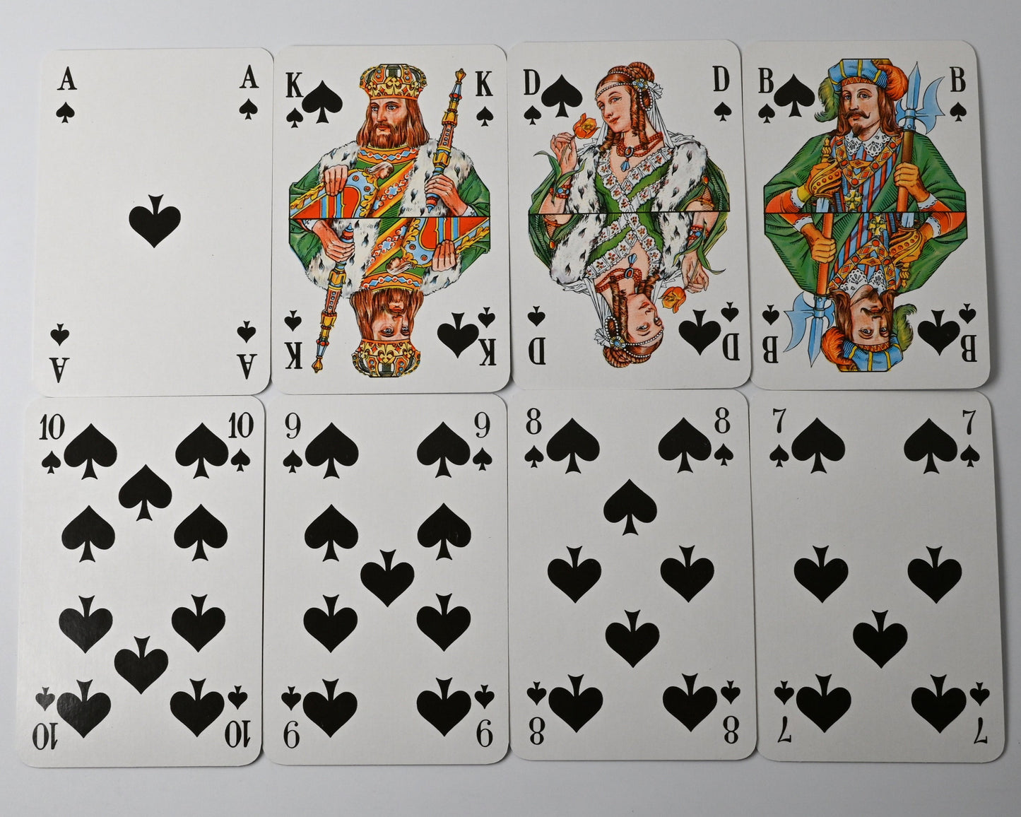 Skatspiel – Altenburger Spielkartenfabrik DDR, französisches Blatt, originale Faltschachtel – 1970er Jahre