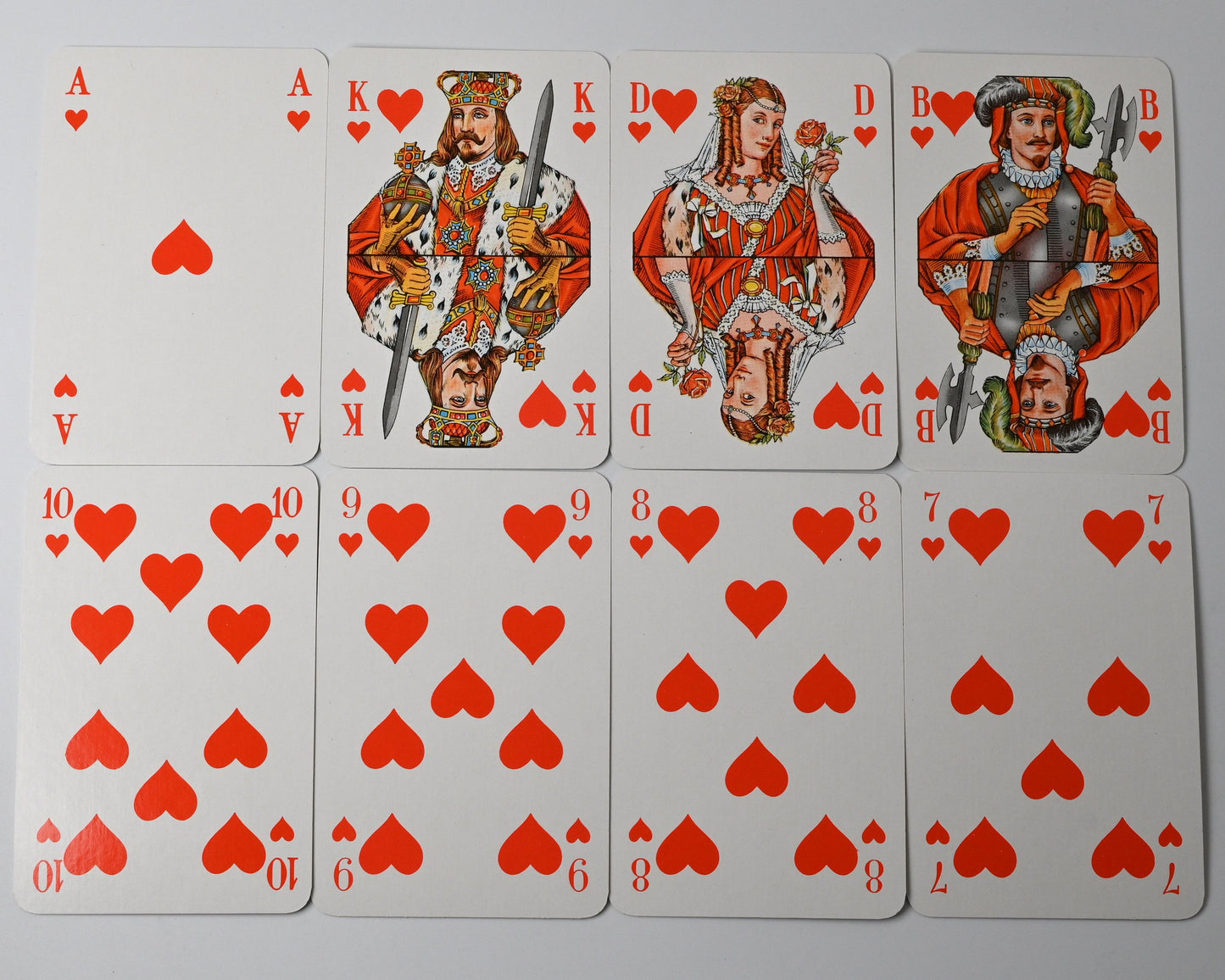 Skatspiel – Altenburger Spielkartenfabrik DDR, französisches Blatt, originale Faltschachtel – 1970er Jahre