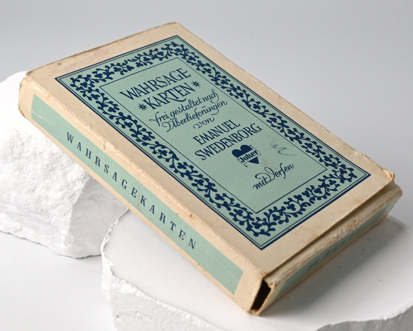 Wahrsagekarten – Emanuel Swedenborg Orakel, Bielefelder Spielkarten GmbH, Karten zur Zukunftsdeutung, spirituelles Kartendeck, Einzelstück – 1950er Jahre