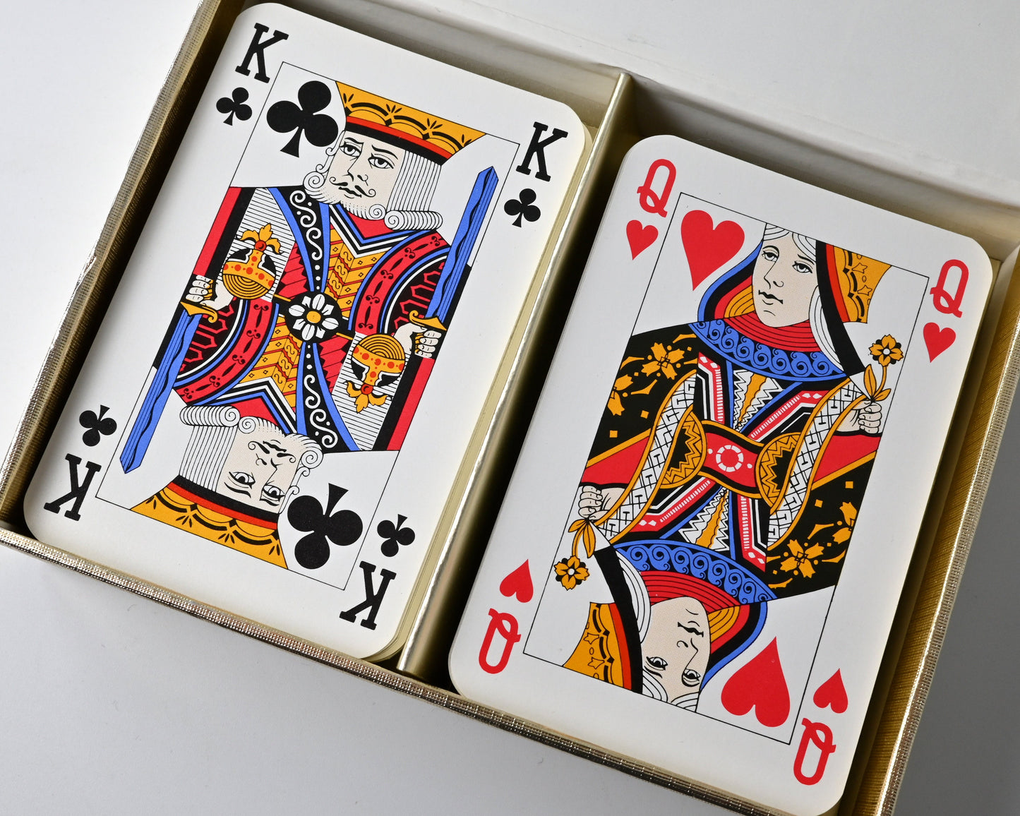 Rummy Playing Cards – Altenburg Stralsunder Original, Linen Box, suitable for Poker, Bridge, Canasta, Whist, One of a Kind – 1970s
