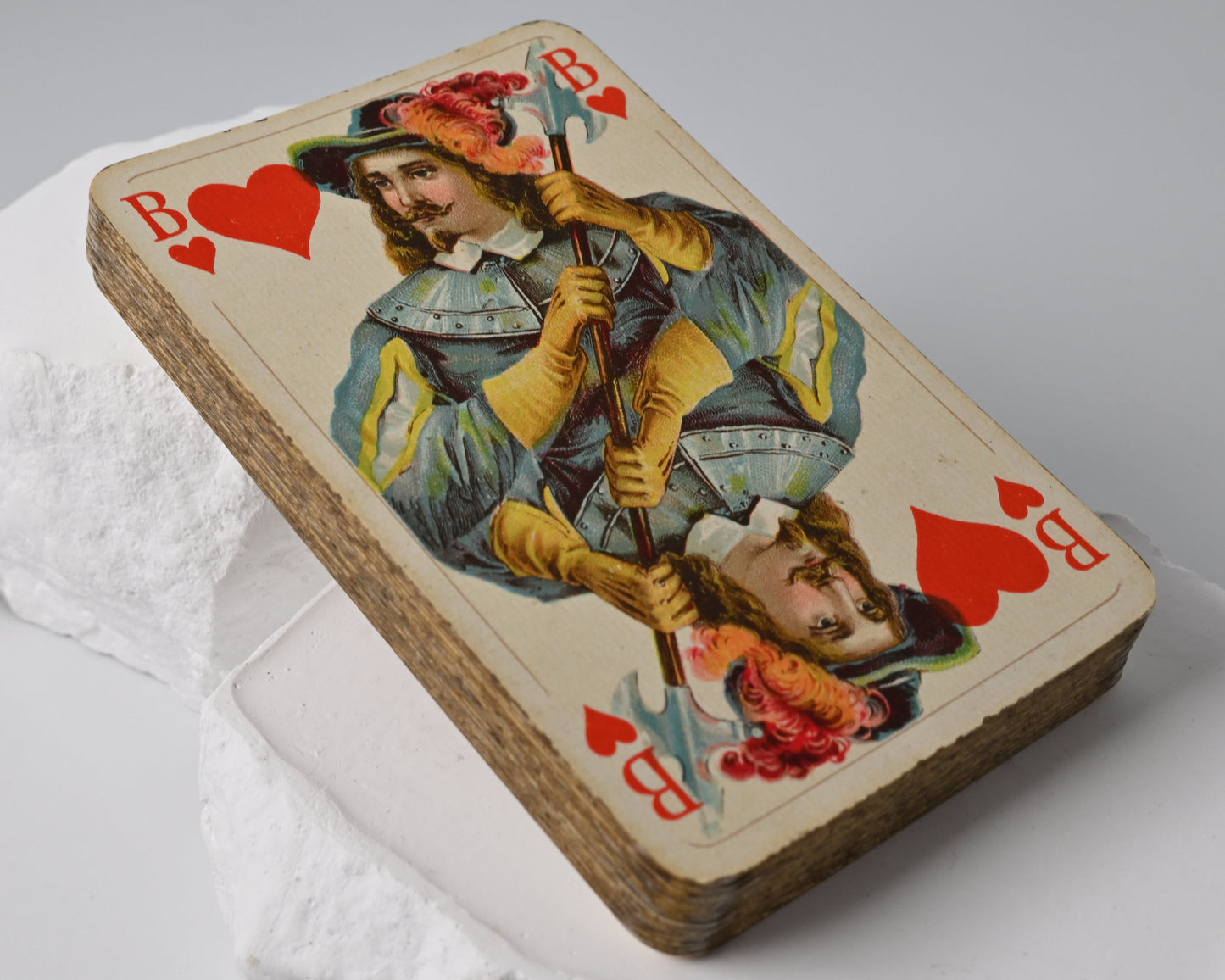 Skatspiel, Altenburger Spielkarten, Reklame - Kalkstickstoff ist Trumpf, französisches Blatt, Goldschnitt, Einzelstück, 1930er Jahre