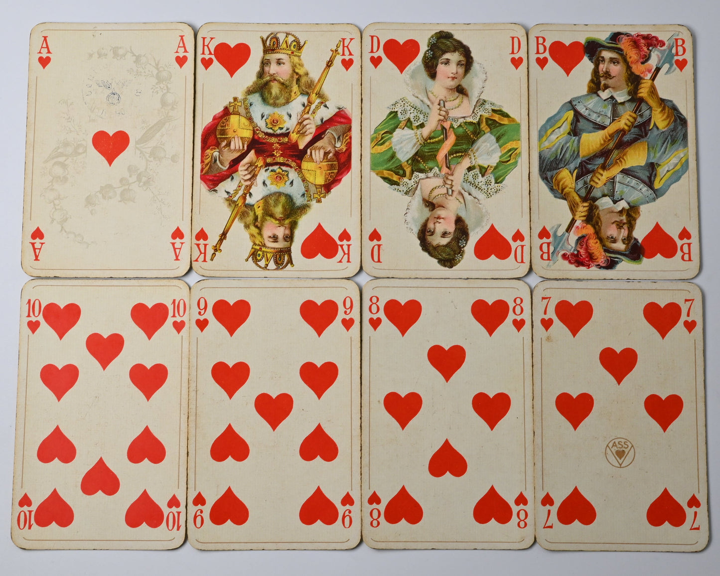 Skatspiel, Altenburger Spielkarten, Reklame - Kalkstickstoff ist Trumpf, französisches Blatt, Goldschnitt, Einzelstück, 1930er Jahre