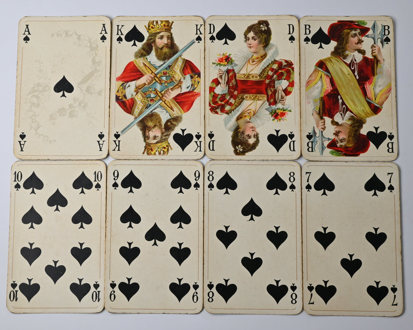 Skatspiel, Altenburger Spielkarten, Reklame - Kalkstickstoff ist Trumpf, französisches Blatt, Goldschnitt, Einzelstück, 1930er Jahre