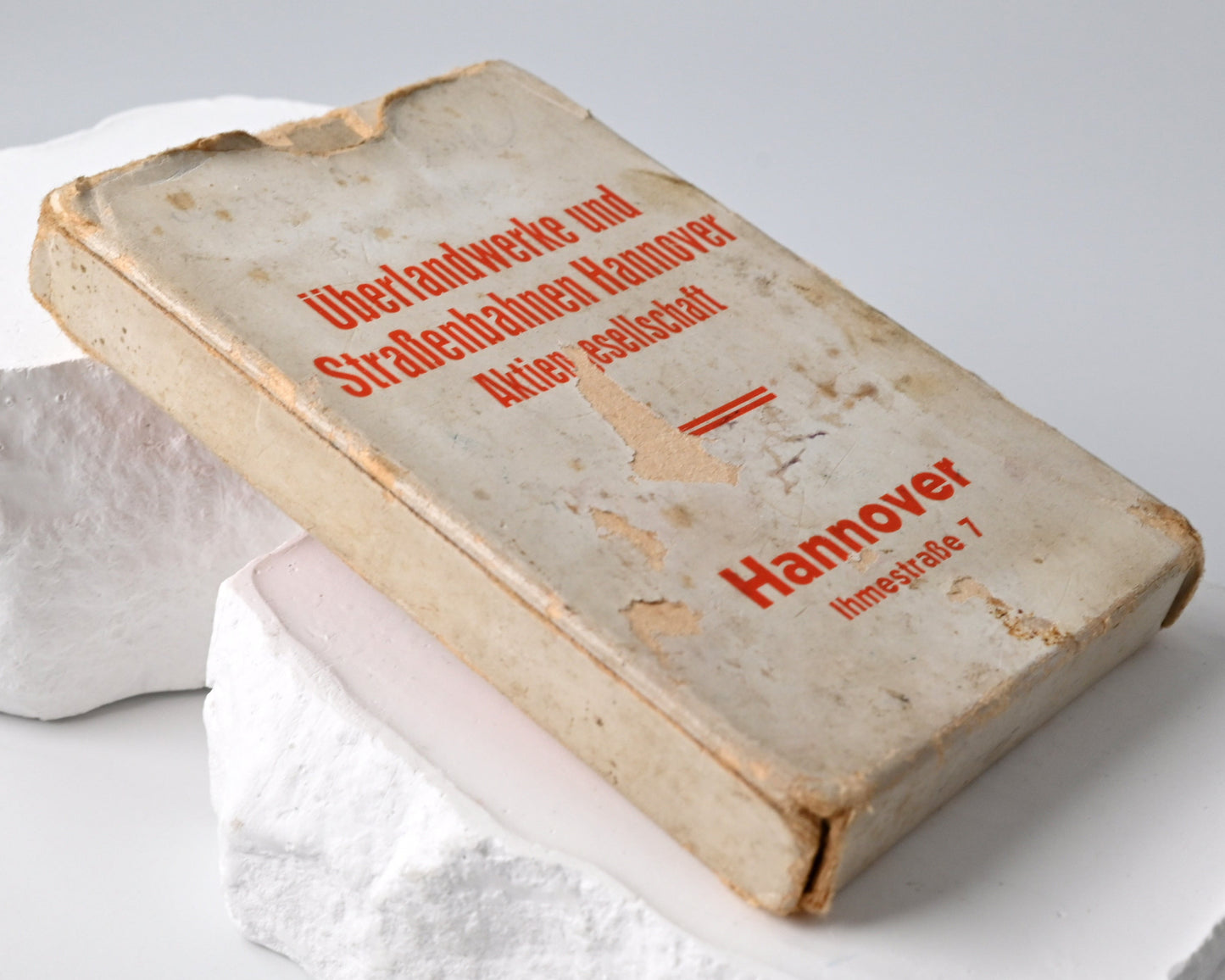 Skatspiel, Reklame - Straßenbahngüterdienst Hannover, Altenburger und Stralsunder Spielkarten, französisches Blatt, 1930er Jahre