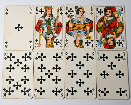Skatspiel, Reklame - Straßenbahngüterdienst Hannover, Altenburger und Stralsunder Spielkarten, französisches Blatt, 1930er Jahre