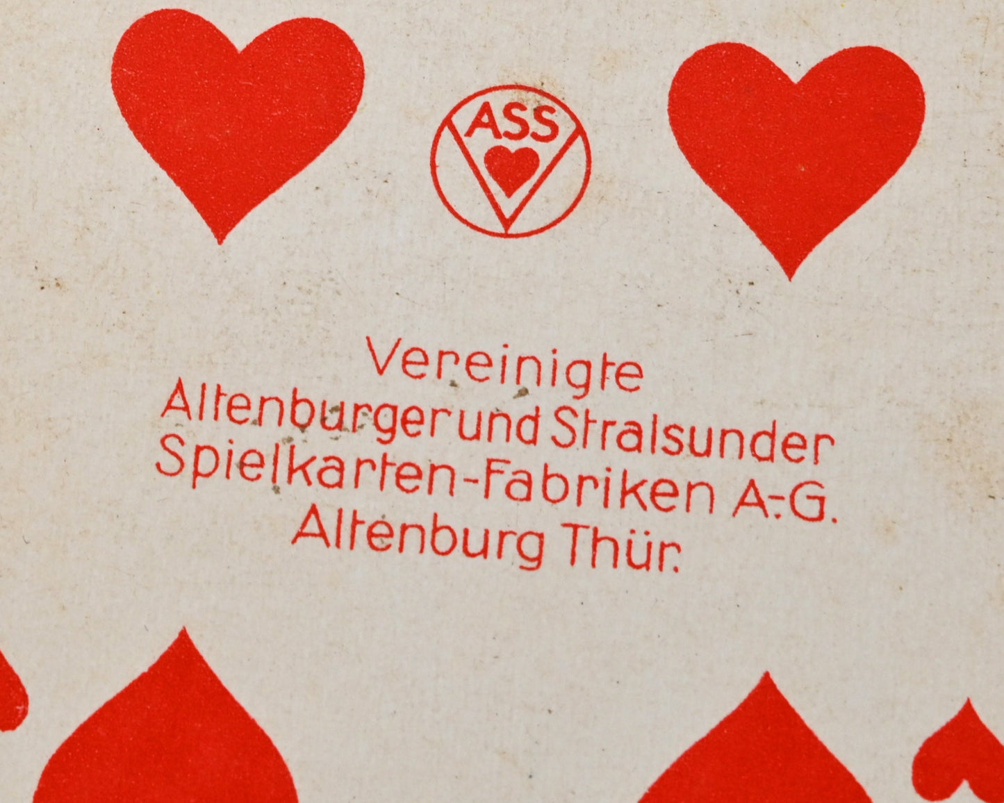 Skatspiel, Reklame - Straßenbahngüterdienst Hannover, Altenburger und Stralsunder Spielkarten, französisches Blatt, 1930er Jahre