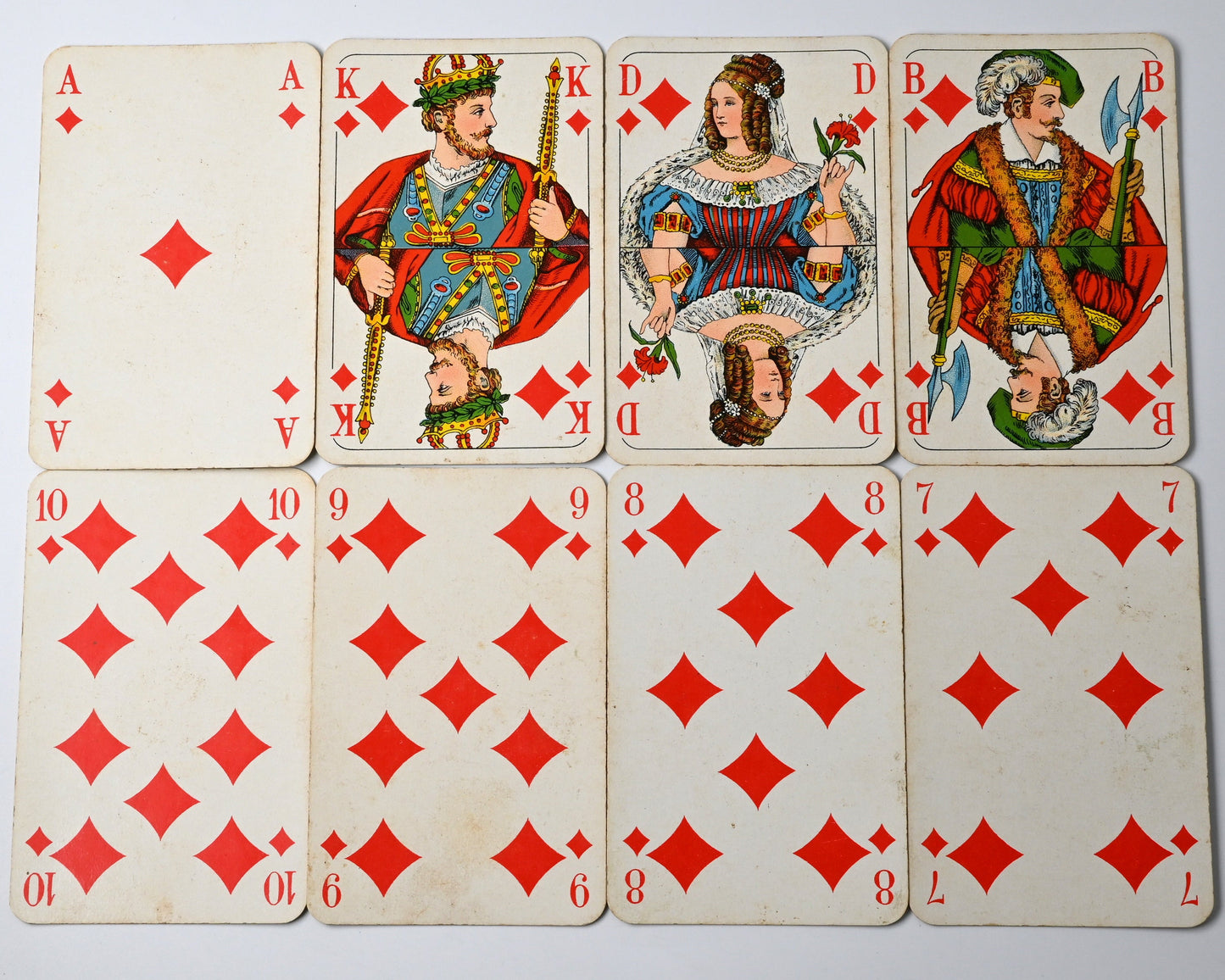 Skatspiel, Reklame - Straßenbahngüterdienst Hannover, Altenburger und Stralsunder Spielkarten, französisches Blatt, 1930er Jahre