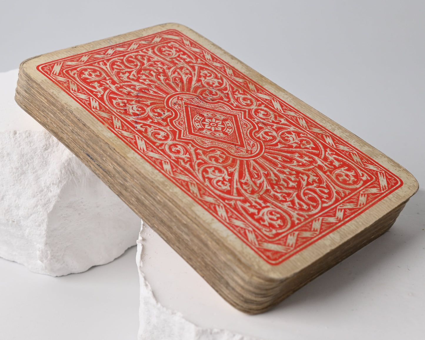 Vintage Skat Deck with Field Post Stamp – F. X. Schmid Munich, French Suit, German Reich, Collector’s Piece – 1930s