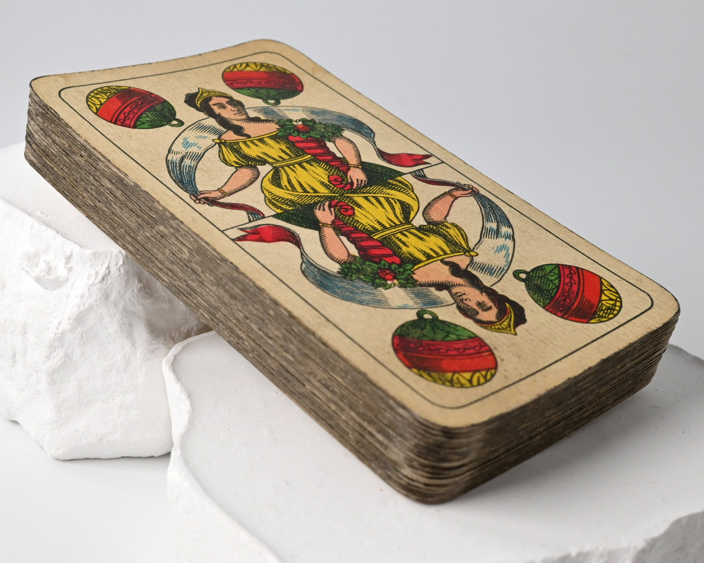 Skat Deck – F.X. Schmid Munich, German-Suited Preußisches Doppelbild, Single Piece – 1930s