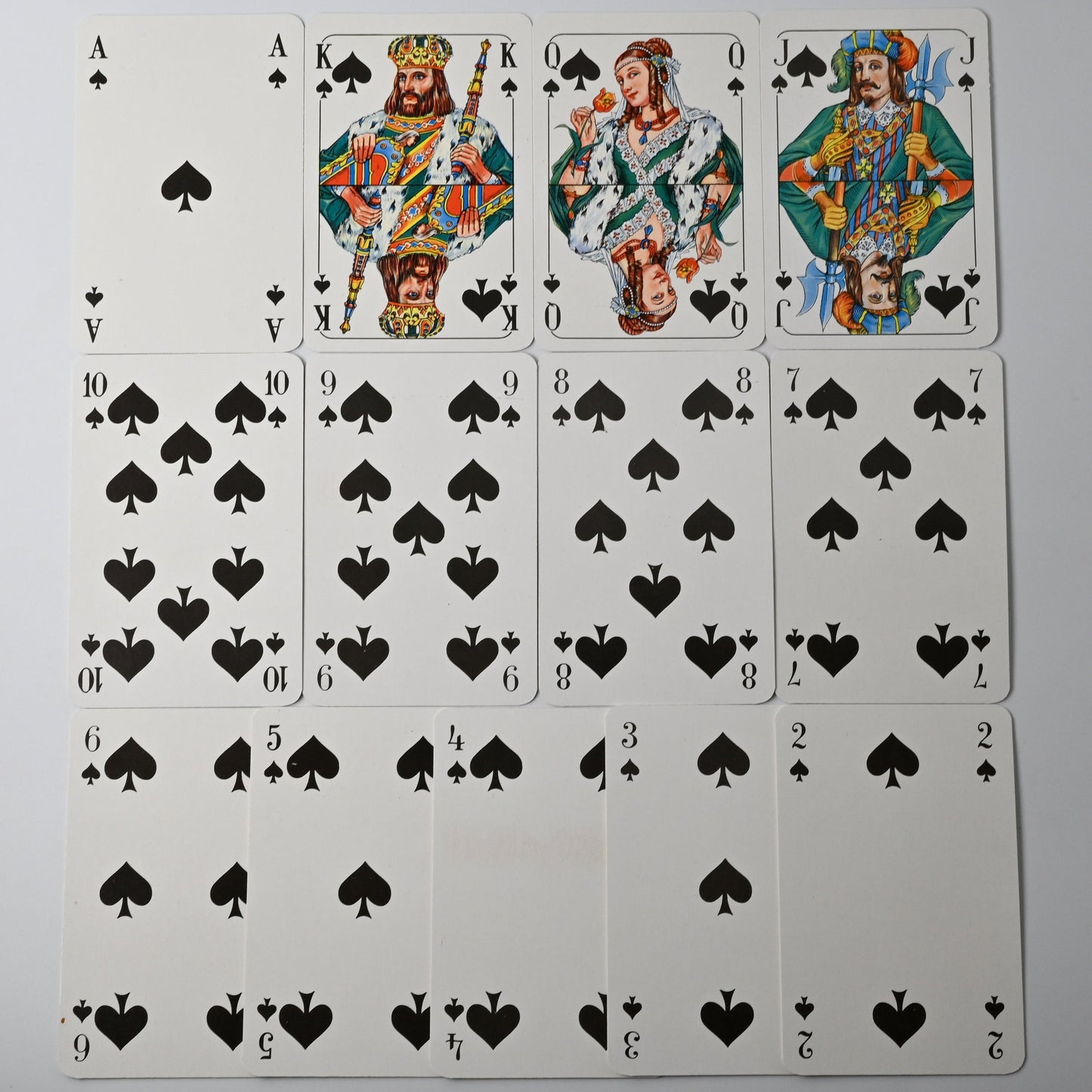 Vintage Playing Cards in Wooden Box, Altenburg DDR, Double Deck with 6 Jokers, Rummy, Canasta, Poker, Bridge, One of a Kind – 1970s