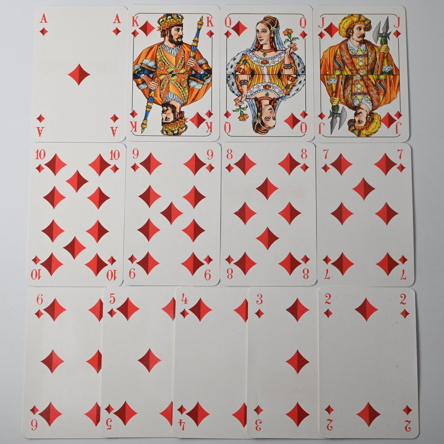 Vintage Playing Cards in Wooden Box, Altenburg DDR, Double Deck with 6 Jokers, Rummy, Canasta, Poker, Bridge, One of a Kind – 1970s