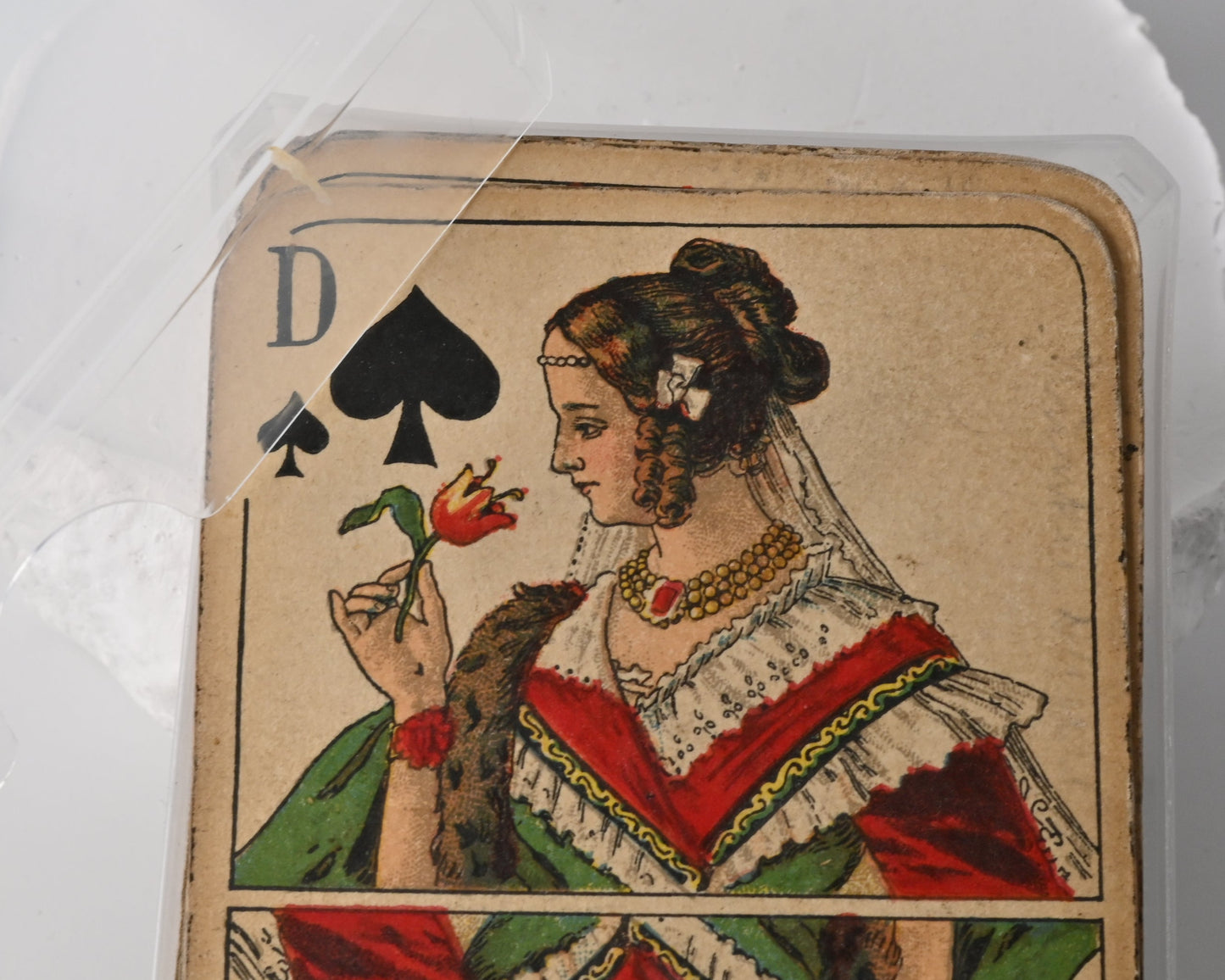 Skatspiel – Stralsunder Spielkarten-Fabriken, französisches Blatt, Reklame „Sefer Pascha Cigarettes“, Einzelstück – 1880er Jahre