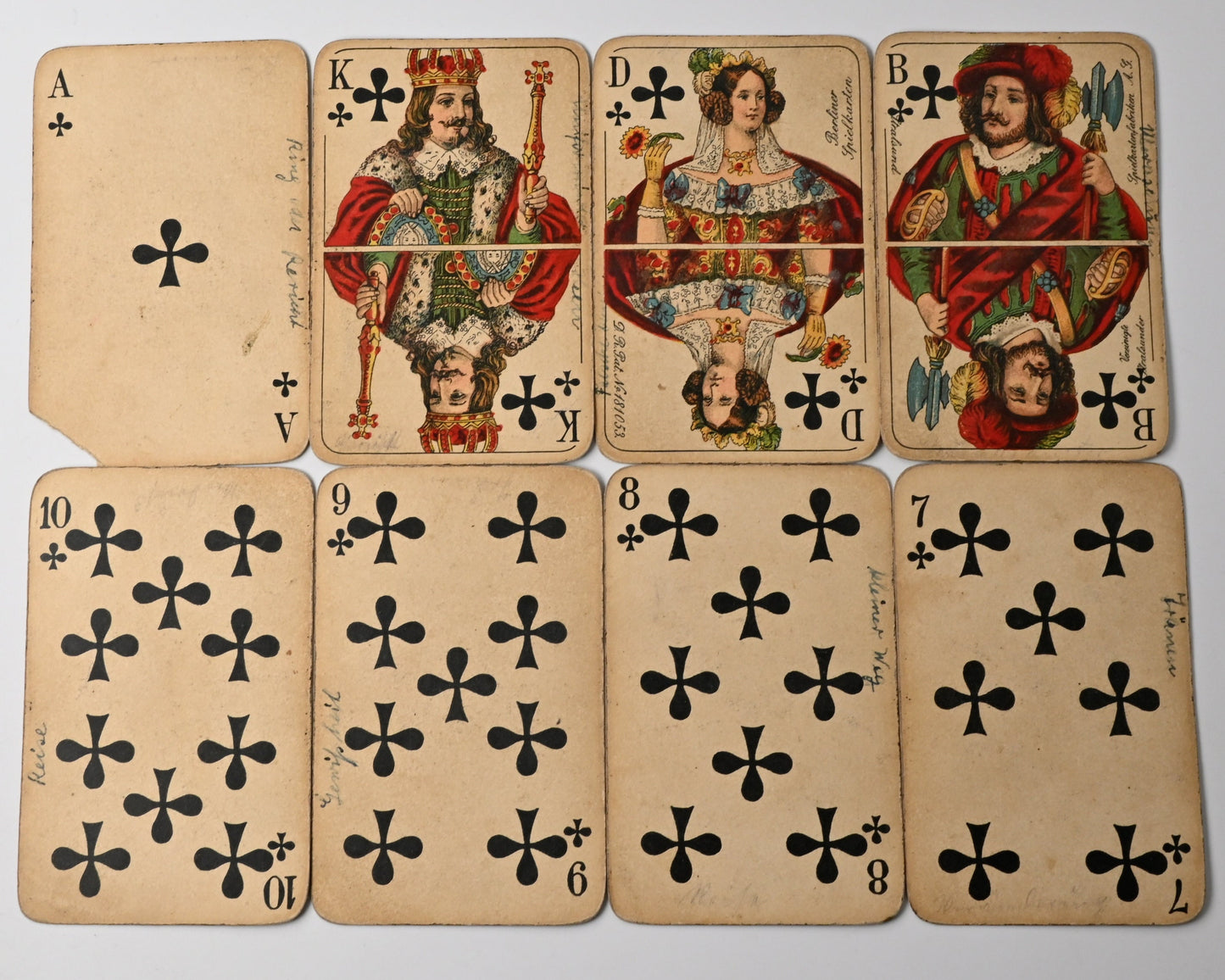 Skatspiel – Stralsunder Spielkarten-Fabriken, französisches Blatt, Reklame „Sefer Pascha Cigarettes“, Einzelstück – 1880er Jahre