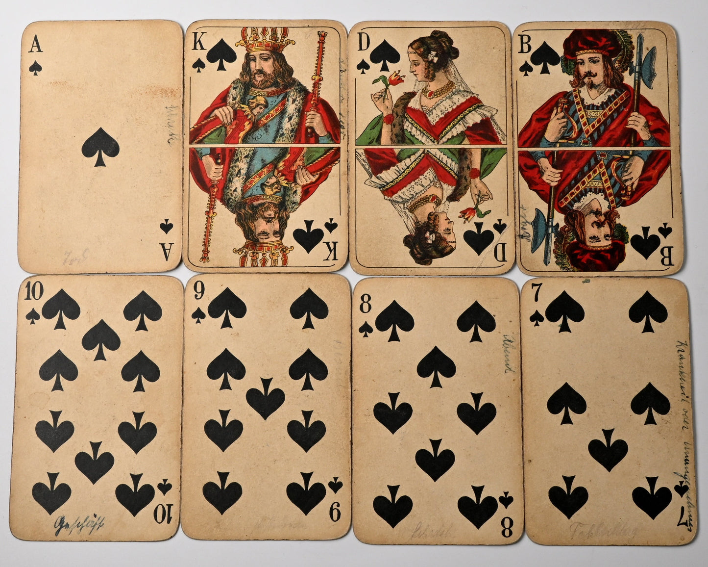 Skatspiel – Stralsunder Spielkarten-Fabriken, französisches Blatt, Reklame „Sefer Pascha Cigarettes“, Einzelstück – 1880er Jahre