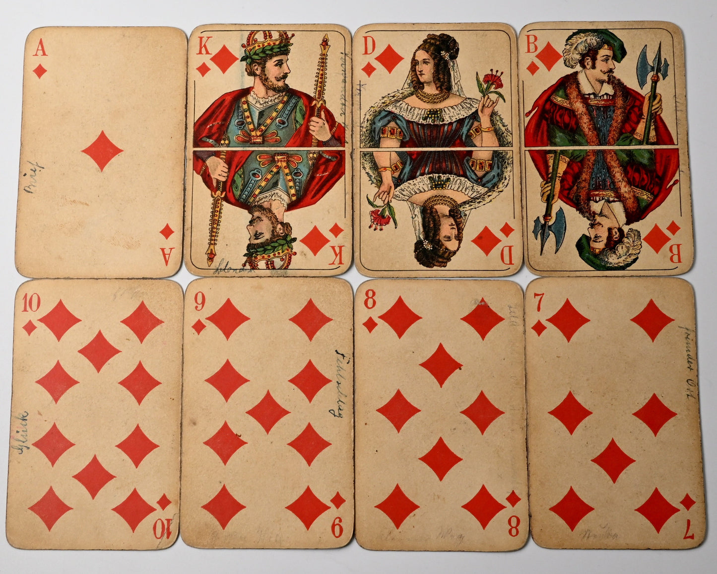 Skatspiel – Stralsunder Spielkarten-Fabriken, französisches Blatt, Reklame „Sefer Pascha Cigarettes“, Einzelstück – 1880er Jahre