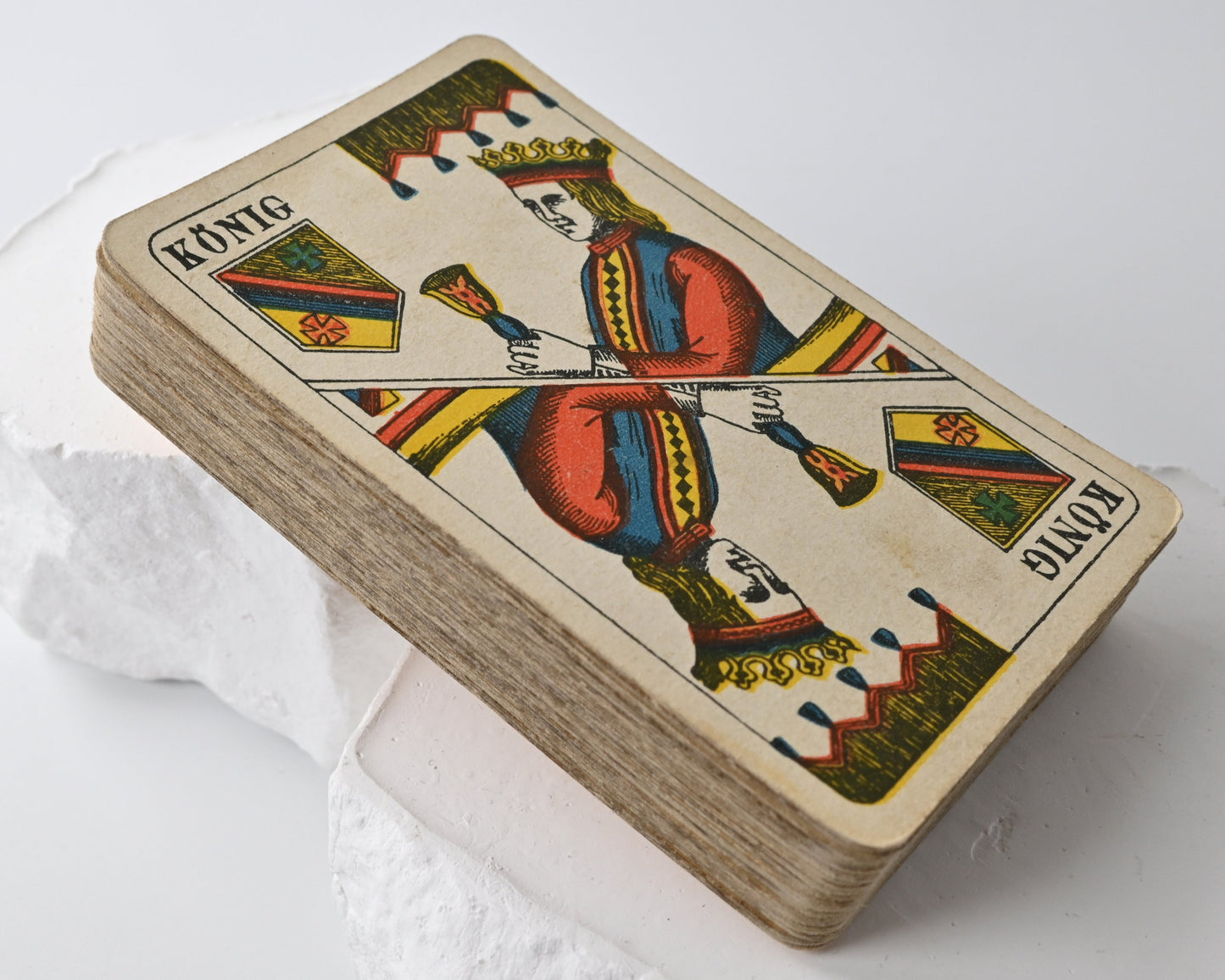 Jass Playing Cards – J. Müller & Cie Schaffhausen & Hasle, German-Suited Deck, One-of-a-Kind – 1920s